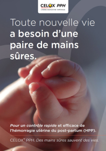 CELOX PPH Tampon hémostatique intra-utérin