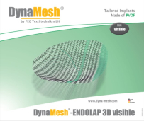 DYNAMESH ENDOLAP 3D VISIBLE Implantat für Leistenhernien