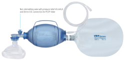 PVC resuscitator set single use