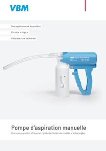 Pompe d'aspiration 