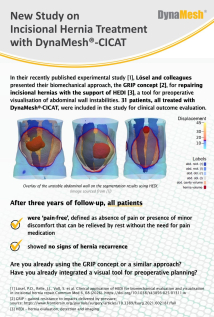 Lösel PD, Relle JJ, Voss S et al: Clinical application of HEDI for biomechanical evaluation and visualisation in inciscional hernia repair. Commun Med 6, 68 (2026)