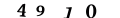 Please enter the value you see in the image into the box.